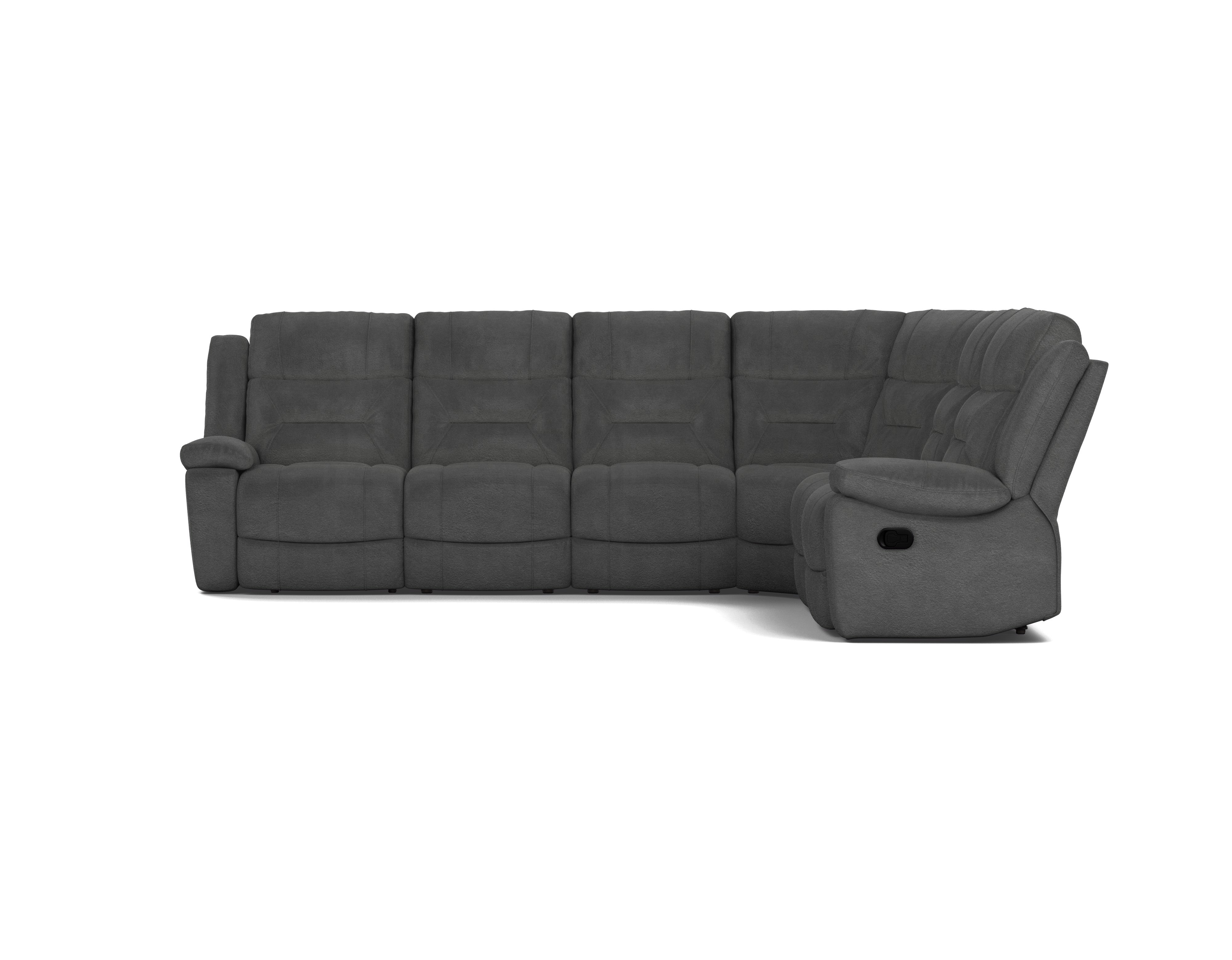 6 Seater Corner Modular with End Recliners