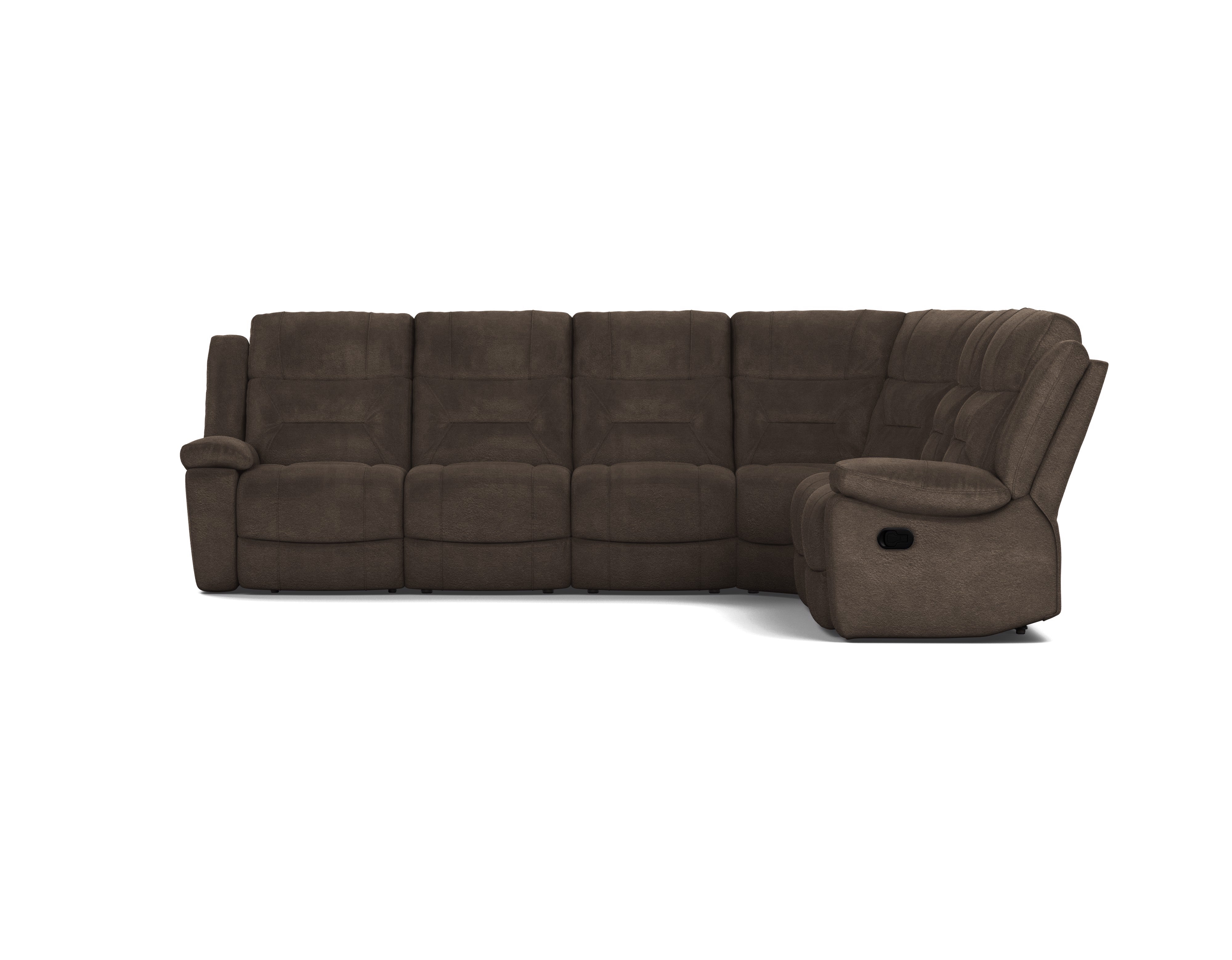 6 Seater Corner Modular with End Recliners