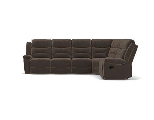 6 Seater Corner Modular with End Recliners