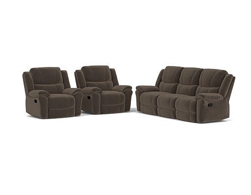 3 Seater with End Recliners + 2 Single Recliners