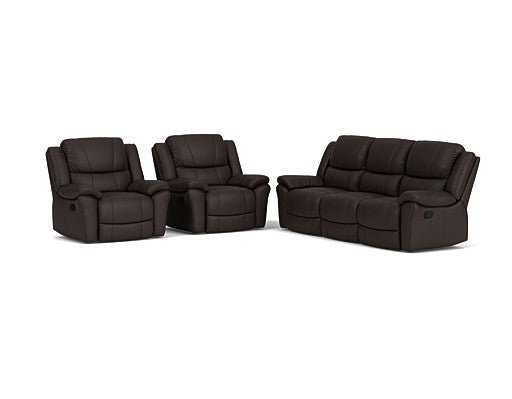 3 Seater with End Recliners + 2 Single Recliners