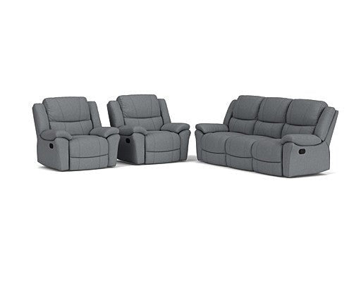 3 Seater with End Recliners + 2 Single Recliners