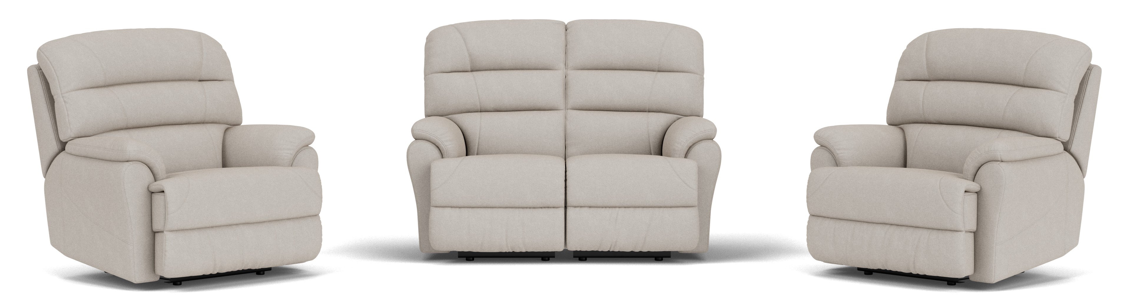 2 Seater with End Recliners + 2 Recliners