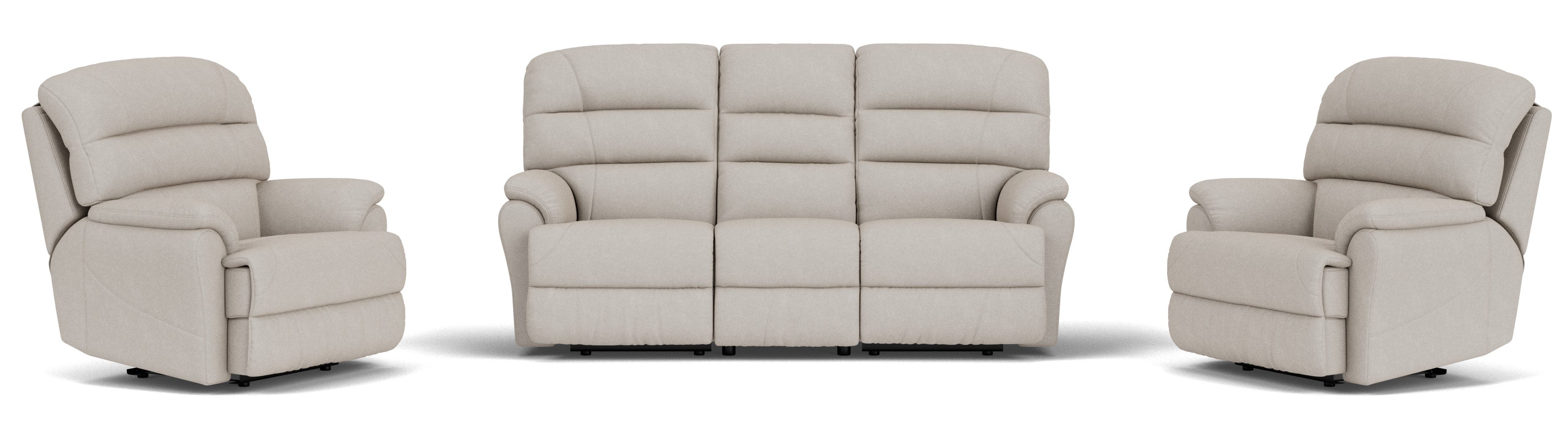 3 Seater with End Recliners + 2 Recliners