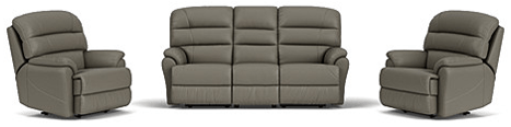 3 Seater with End Recliners + 2 Recliners