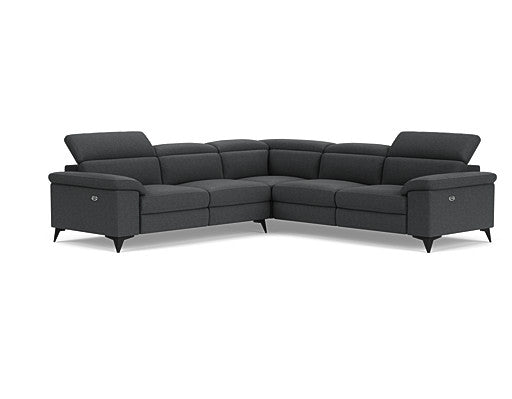 5.5 Seater Corner with End Electric Recliners