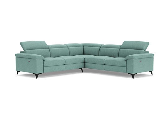 5.5 Seater Corner with End Electric Recliners