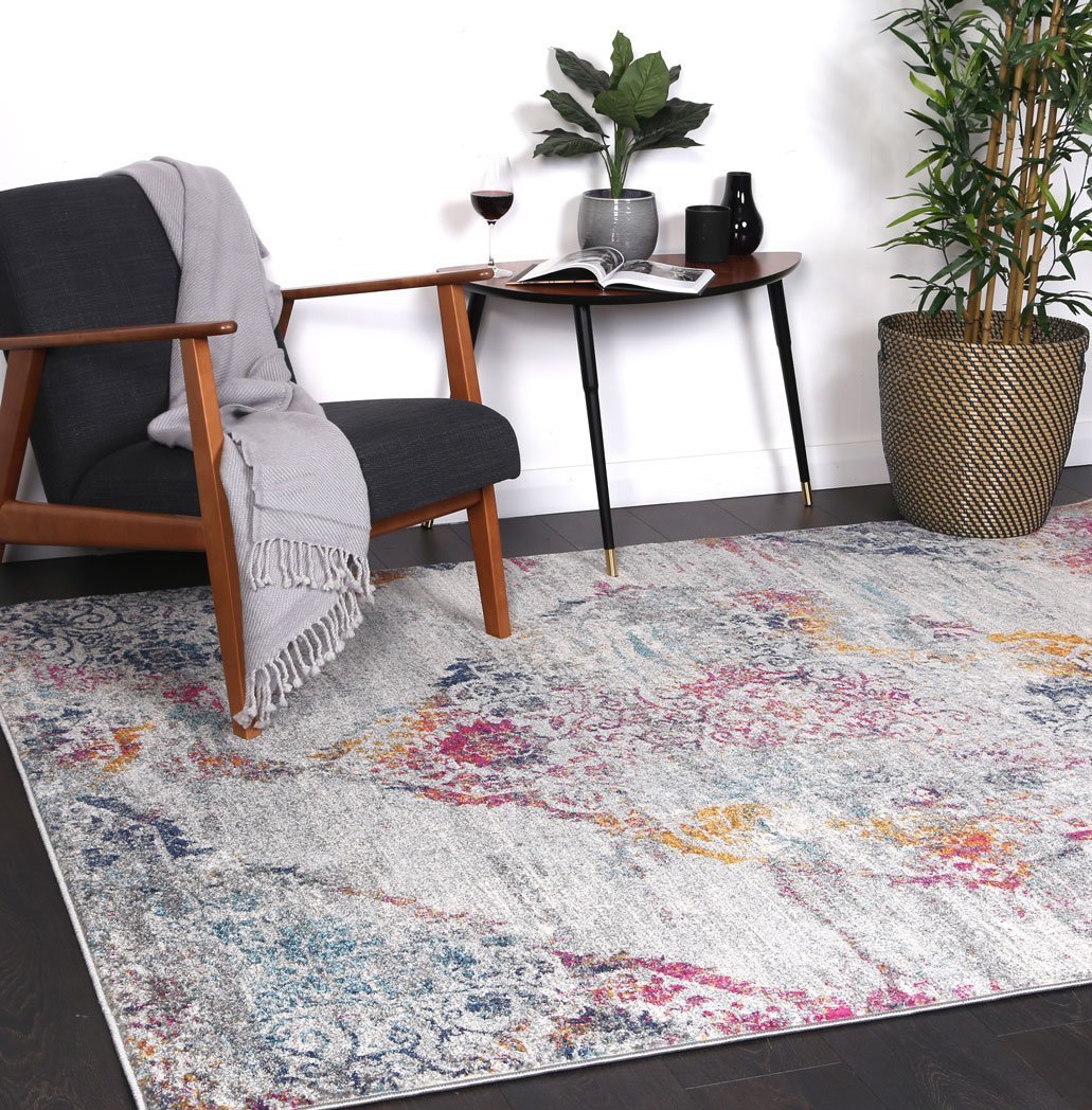 Multi Grey Oriental Rug