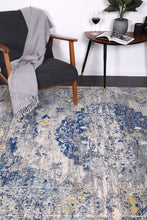 Load image into Gallery viewer, Blue Green Distressed Rug
