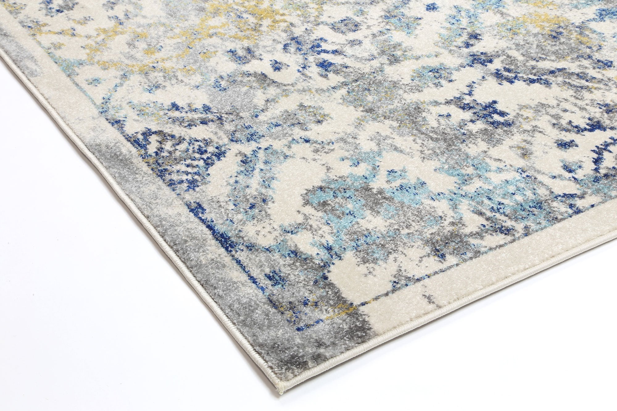 Blue Green Contemporary Rug