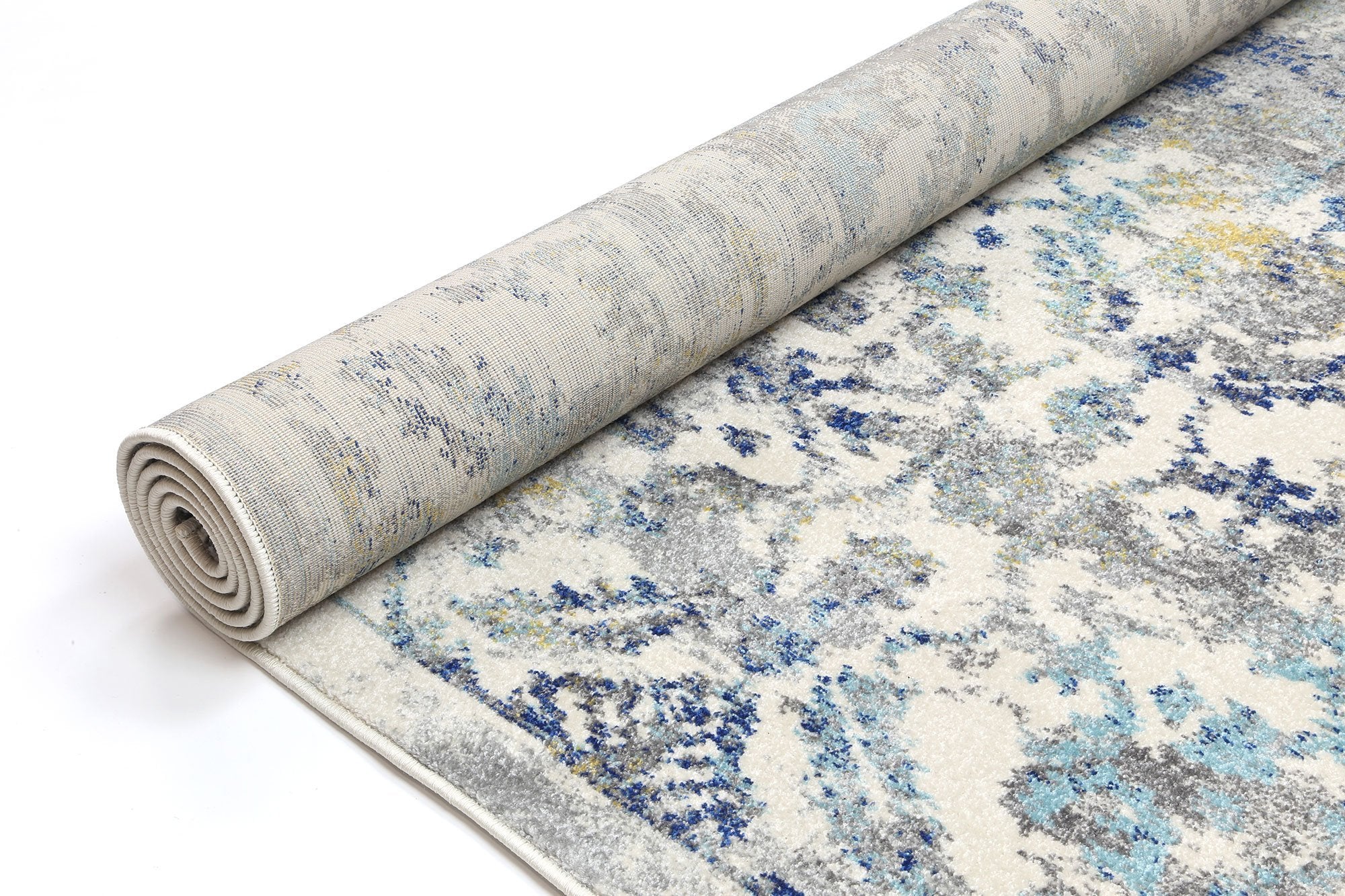 Blue Green Contemporary Rug