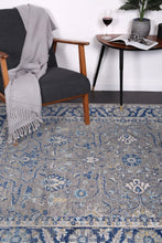 Load image into Gallery viewer, Navy Blue Oriental Rug
