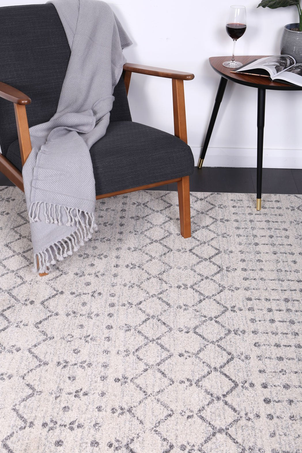 Grey Modern Rug
