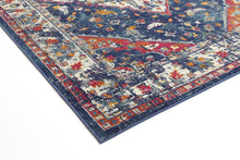 Load image into Gallery viewer, Navy Multi Oriental Rug
