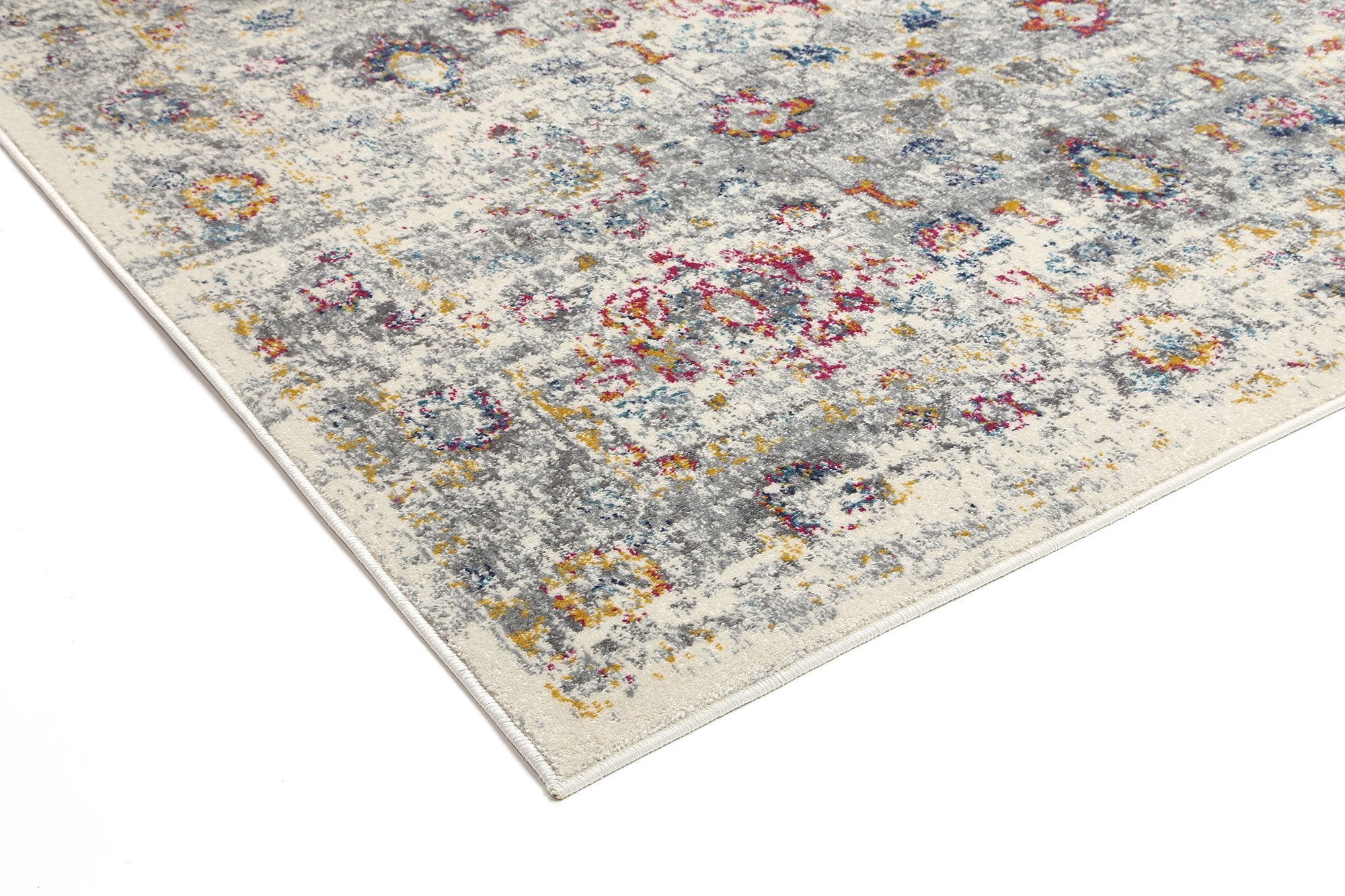Multi Grey Traditional Rug