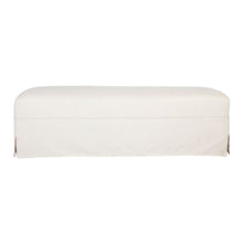 Load image into Gallery viewer, Slip Cover Bench Ottoman
