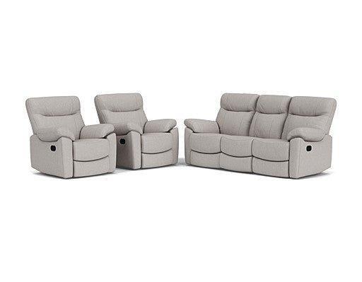 3 Seater with End Recliners + 2 Recliners Package