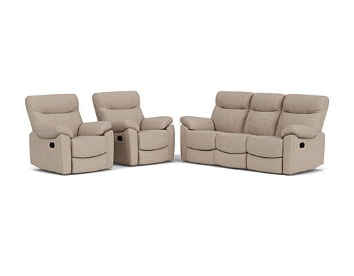 3 Seater with End Recliners + 2 Recliners Package