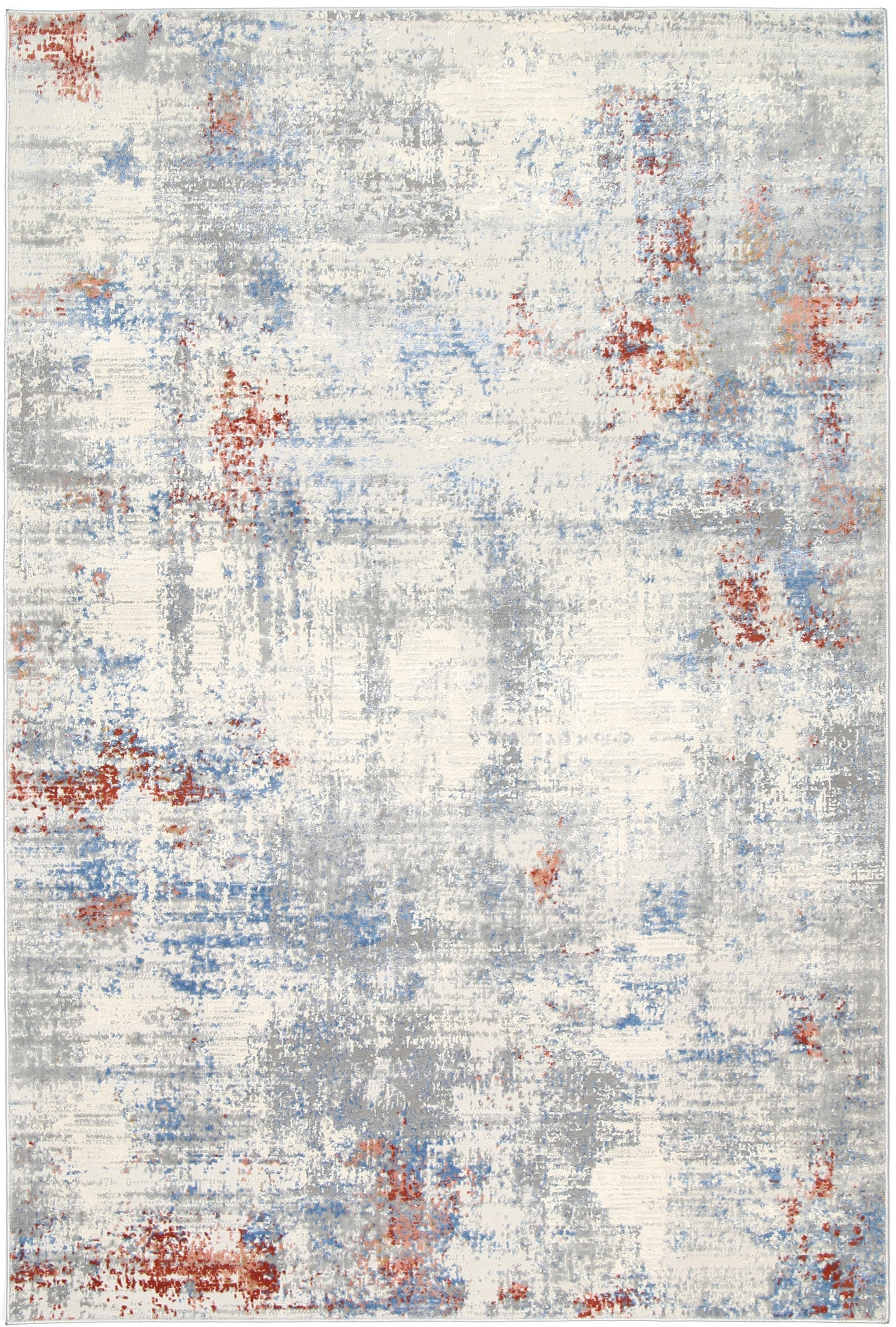 Grey Multi Modern Rug