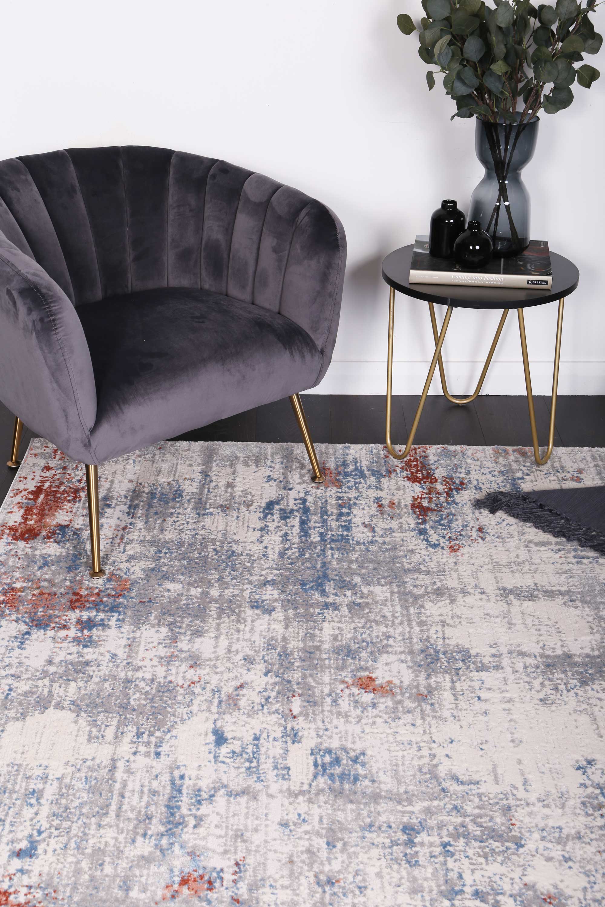 Grey Multi Modern Rug