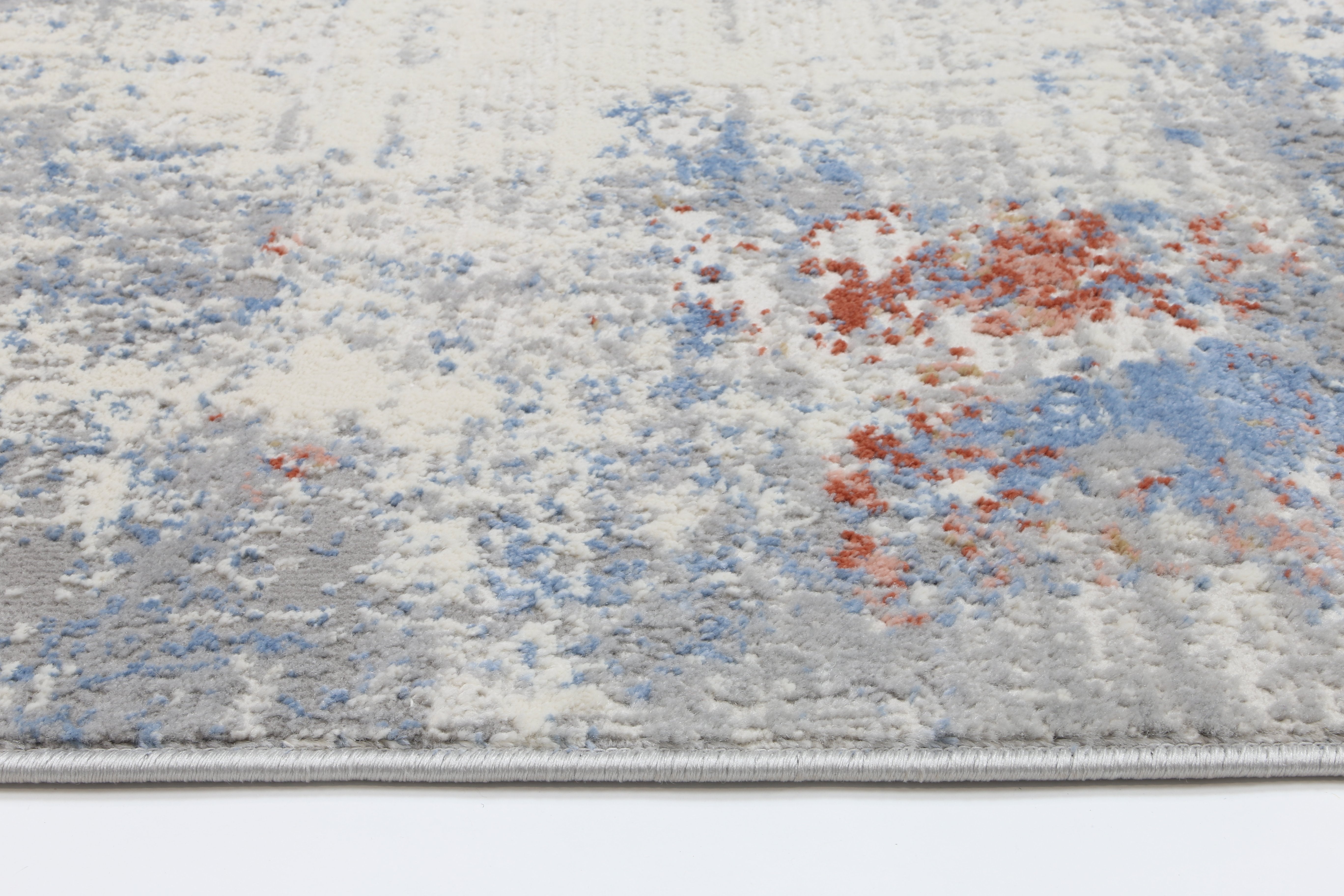 Grey Multi Modern Rug