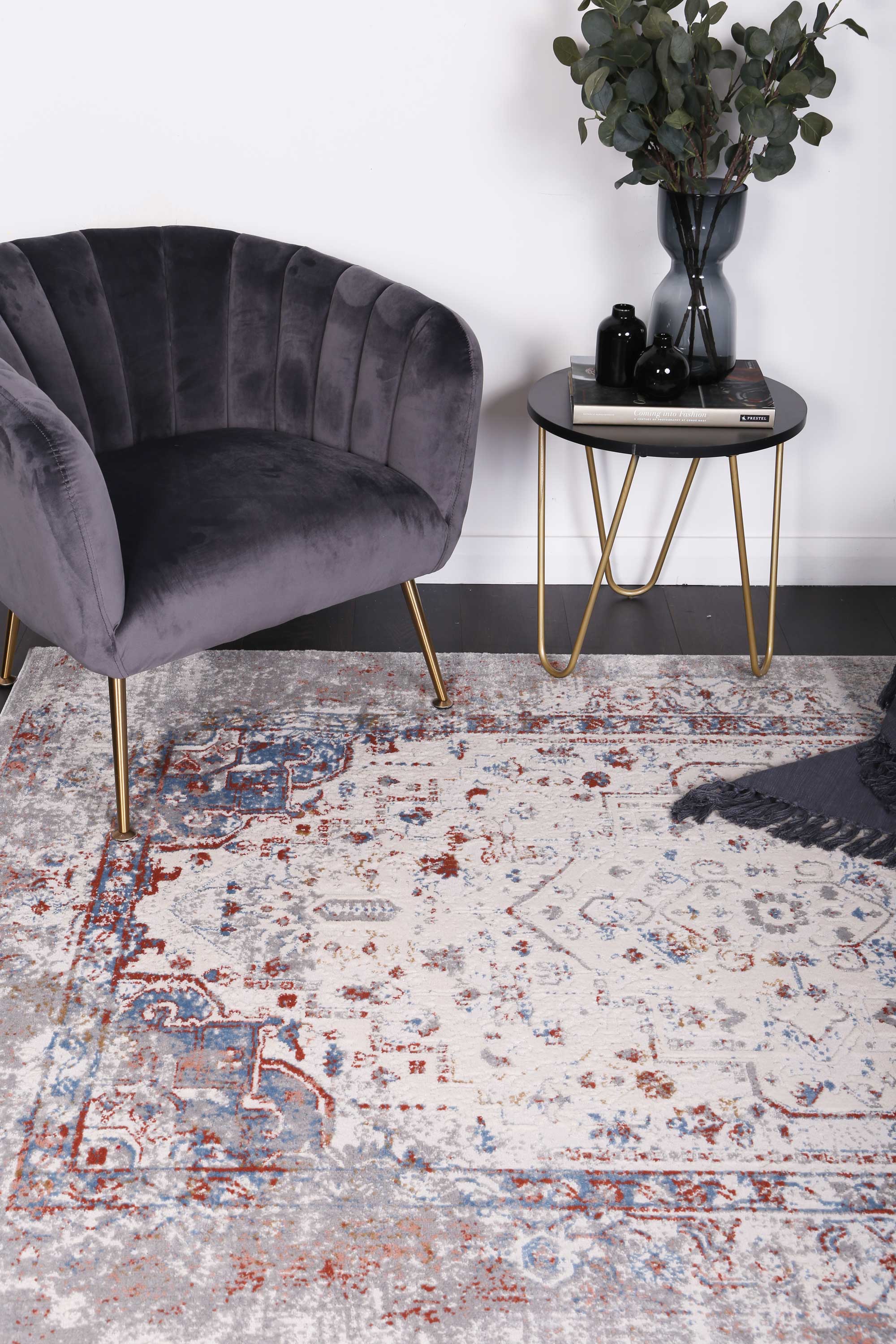 Grey Multi Contemporary Rug