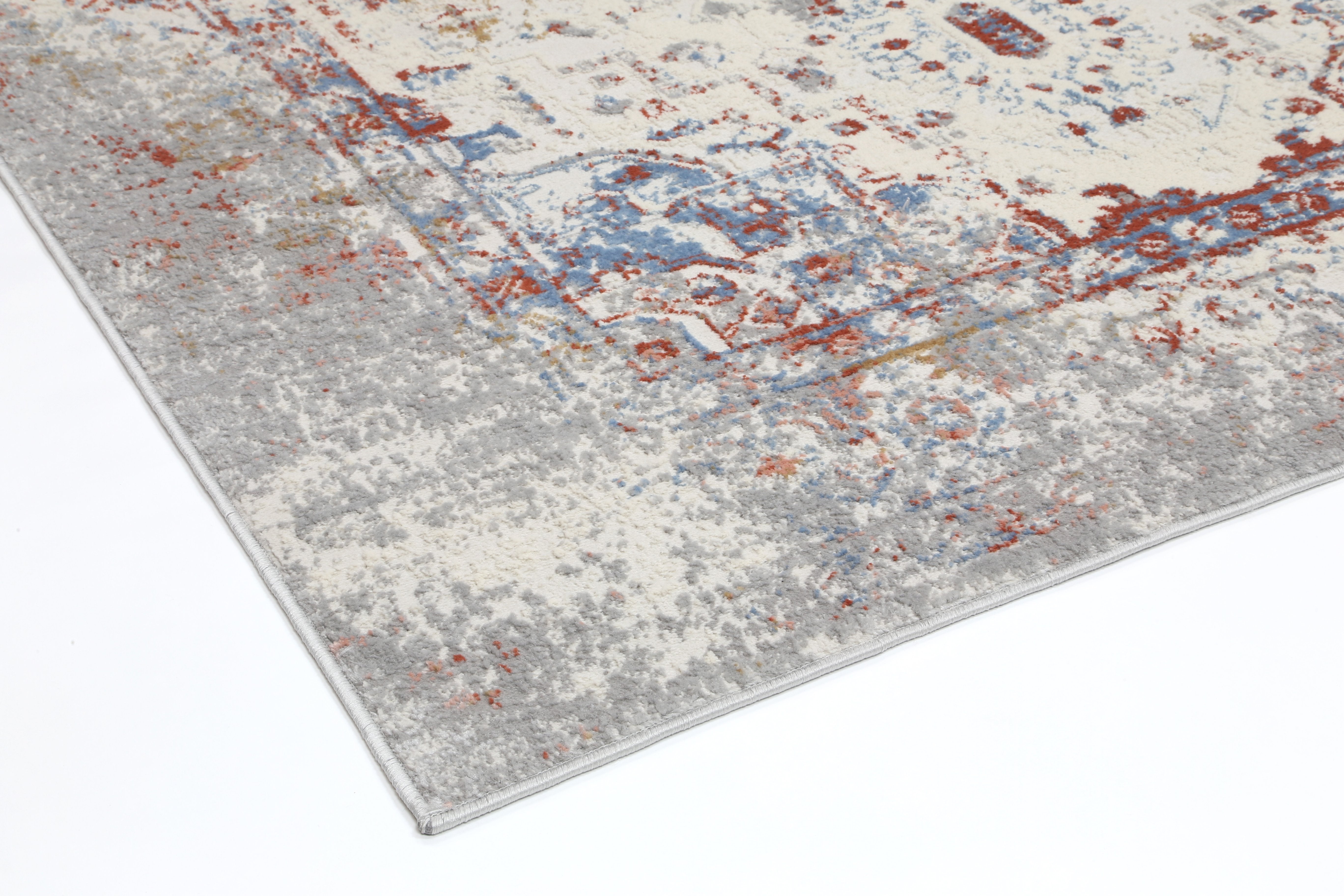 Grey Multi Contemporary Rug