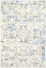 Load image into Gallery viewer, Navy Blue Ikat Rug

