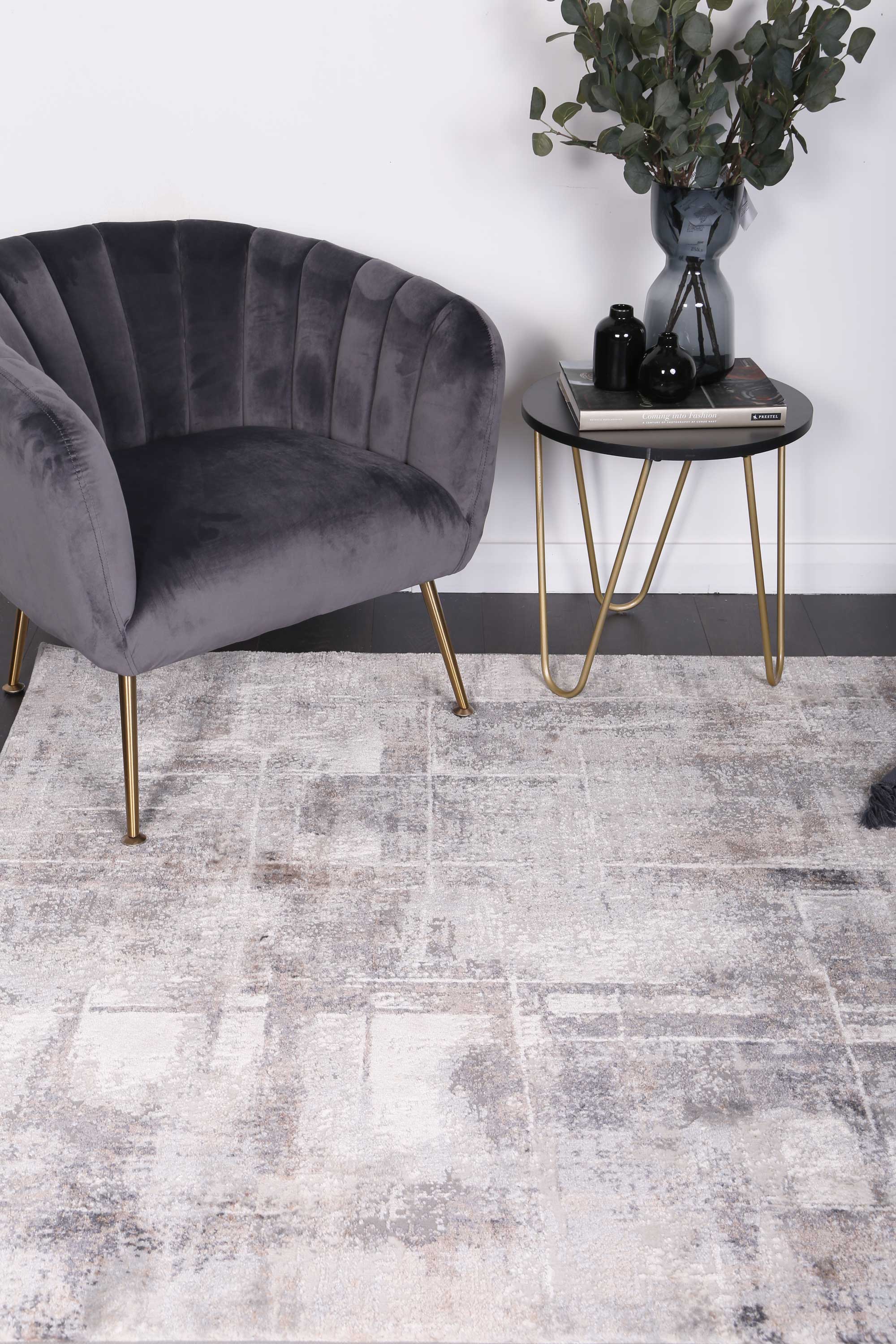 Beige Grey Modern Rug