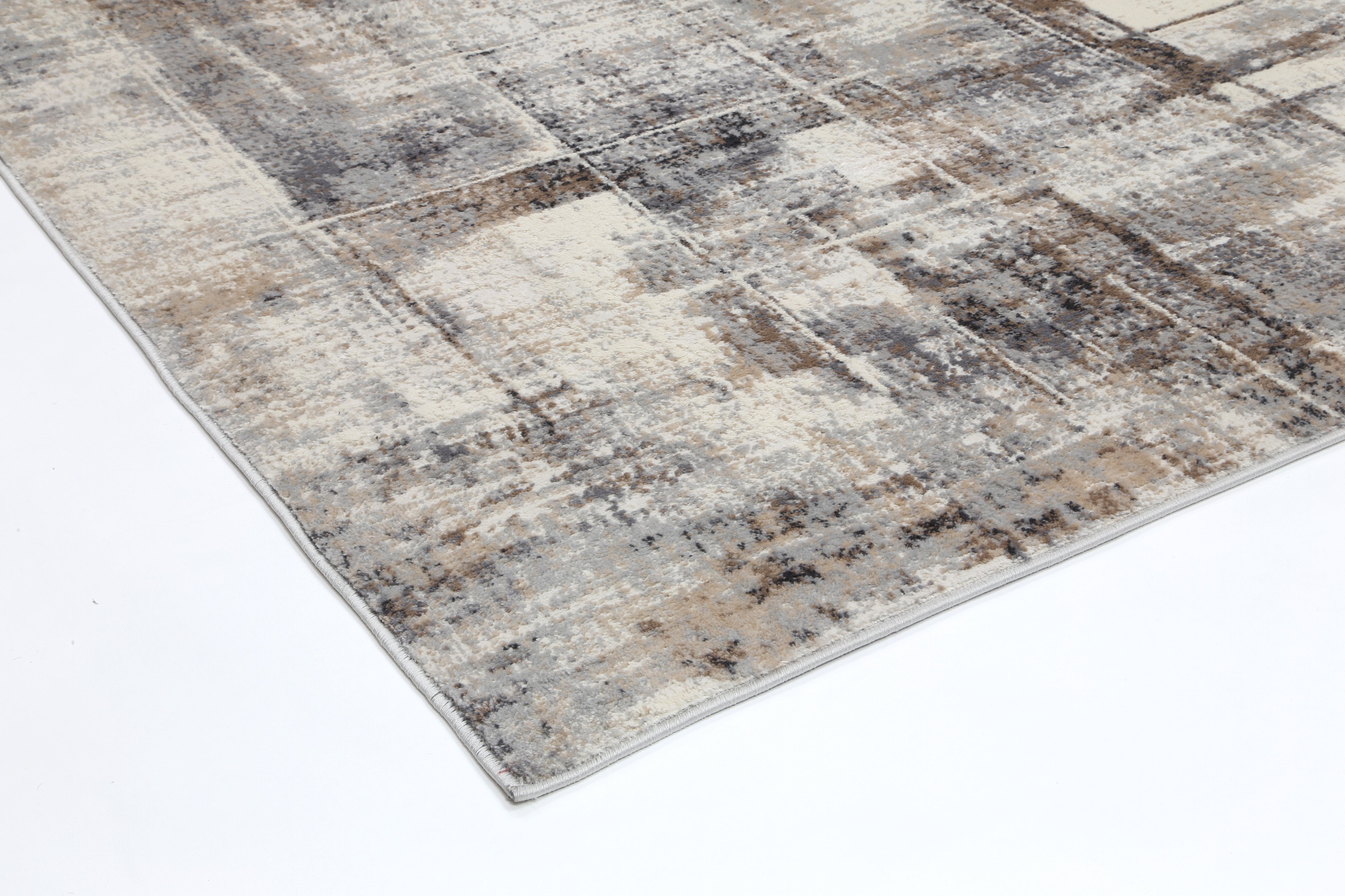 Beige Grey Modern Rug