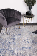 Load image into Gallery viewer, Navy Blue Modern Rug
