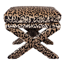 Load image into Gallery viewer, Stool - Linen Ottoman
