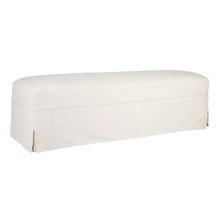 Load image into Gallery viewer, Slip Cover Bench Ottoman
