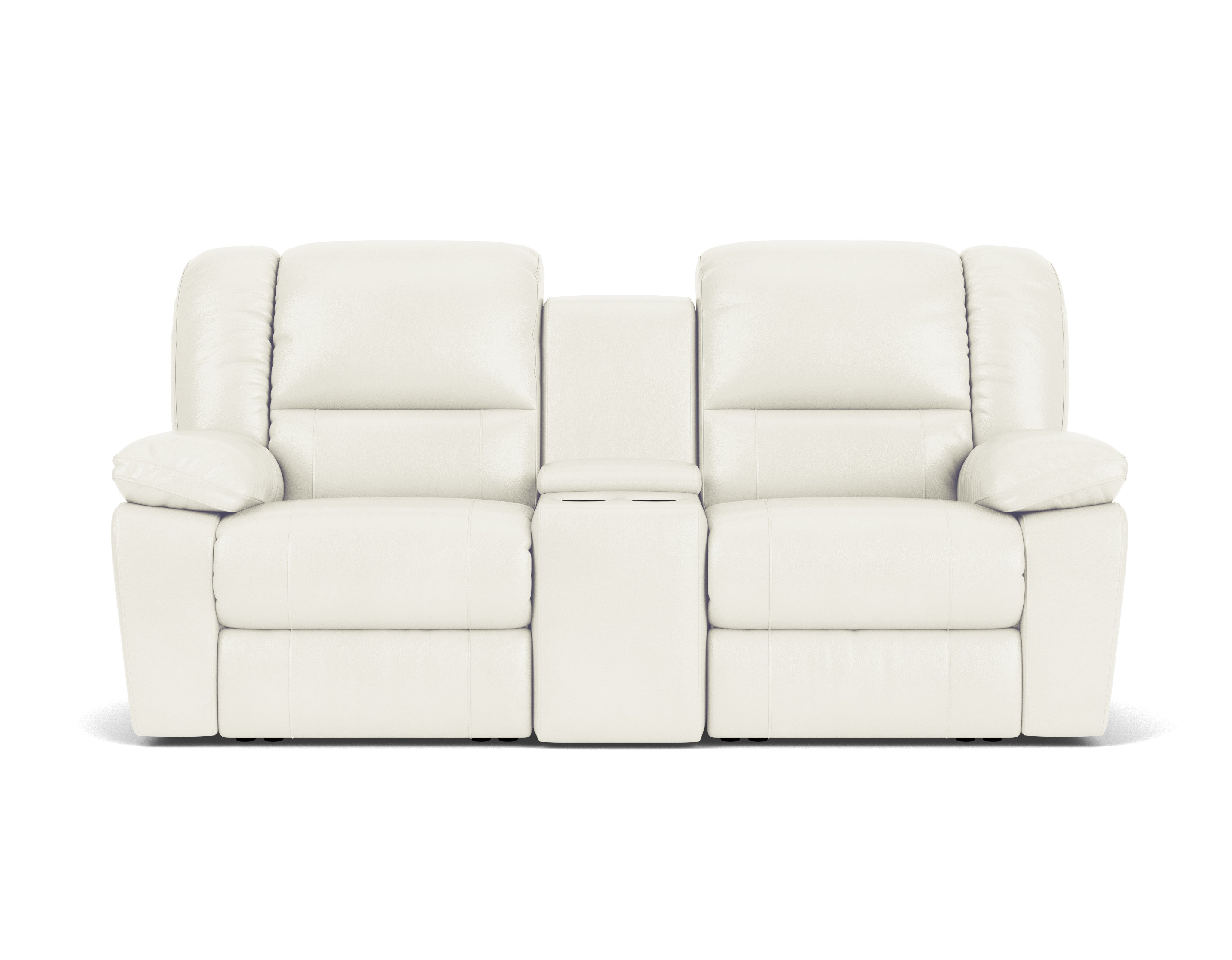 2 Seater with End Recliners and 1 Console