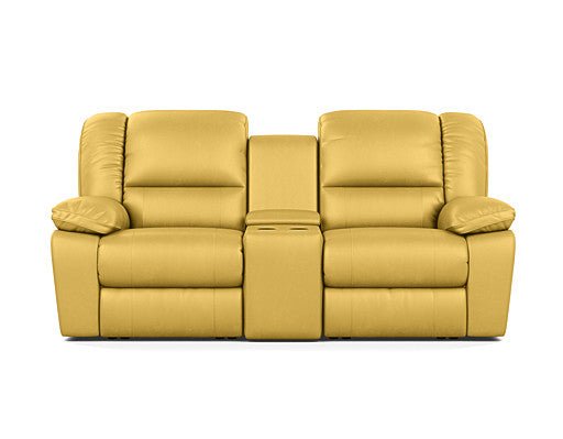 2 Seater with End Recliners and 1 Console