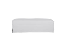 Load image into Gallery viewer, Slip Cover Bench Ottoman

