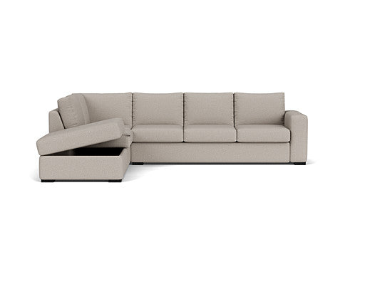 5 Seater Corner with Storage Chaise Lounges Plus