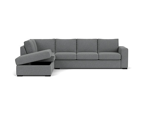 5 Seater Corner with Storage Chaise