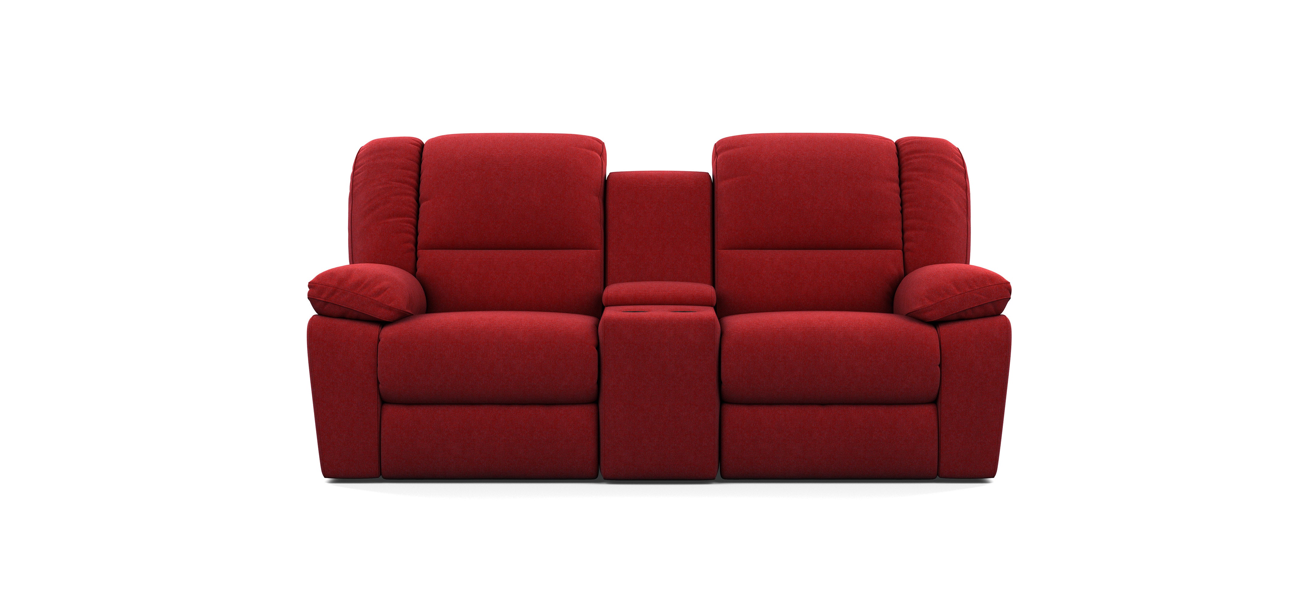 2 Seater with End Recliners and 1 Console