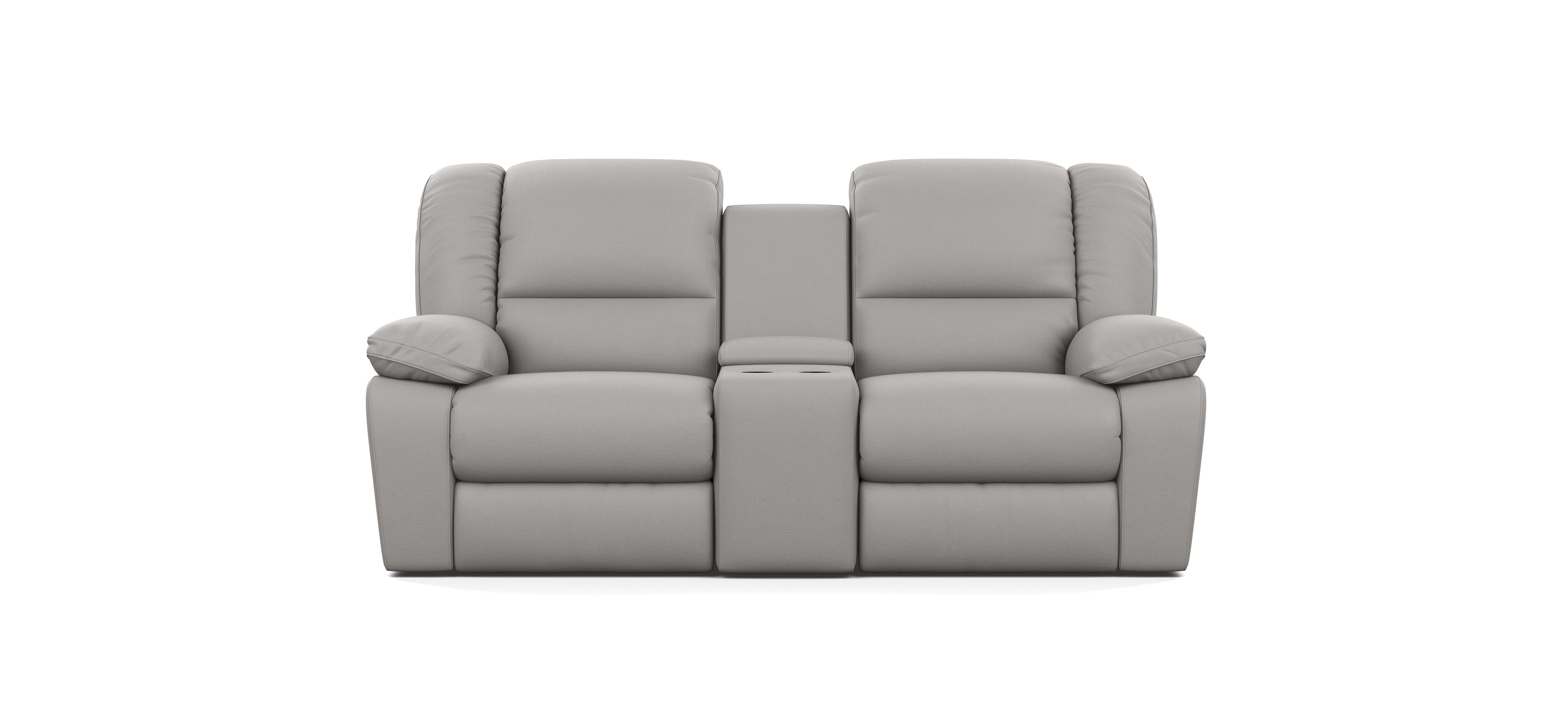 2 Seater with End Recliners and 1 Console