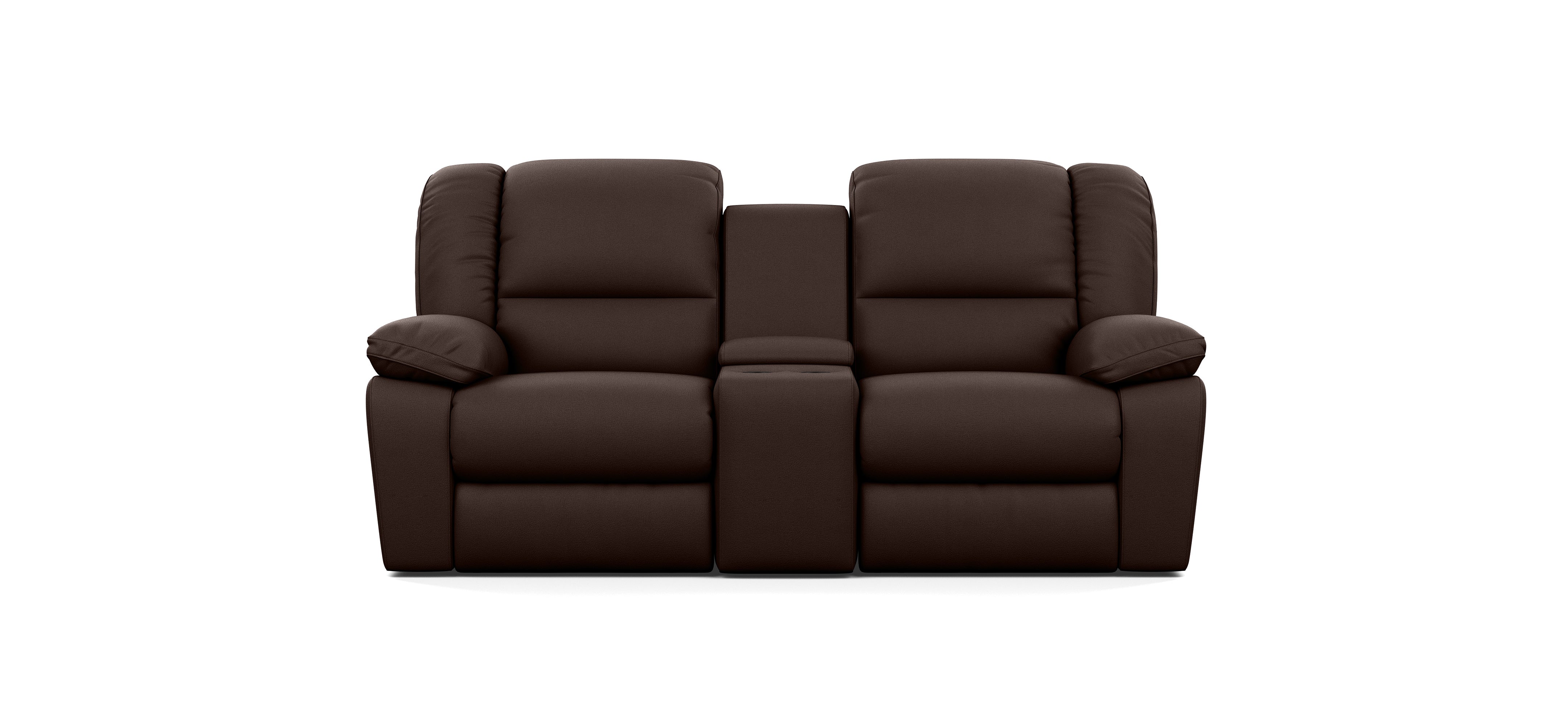 2 Seater with End Recliners and 1 Console