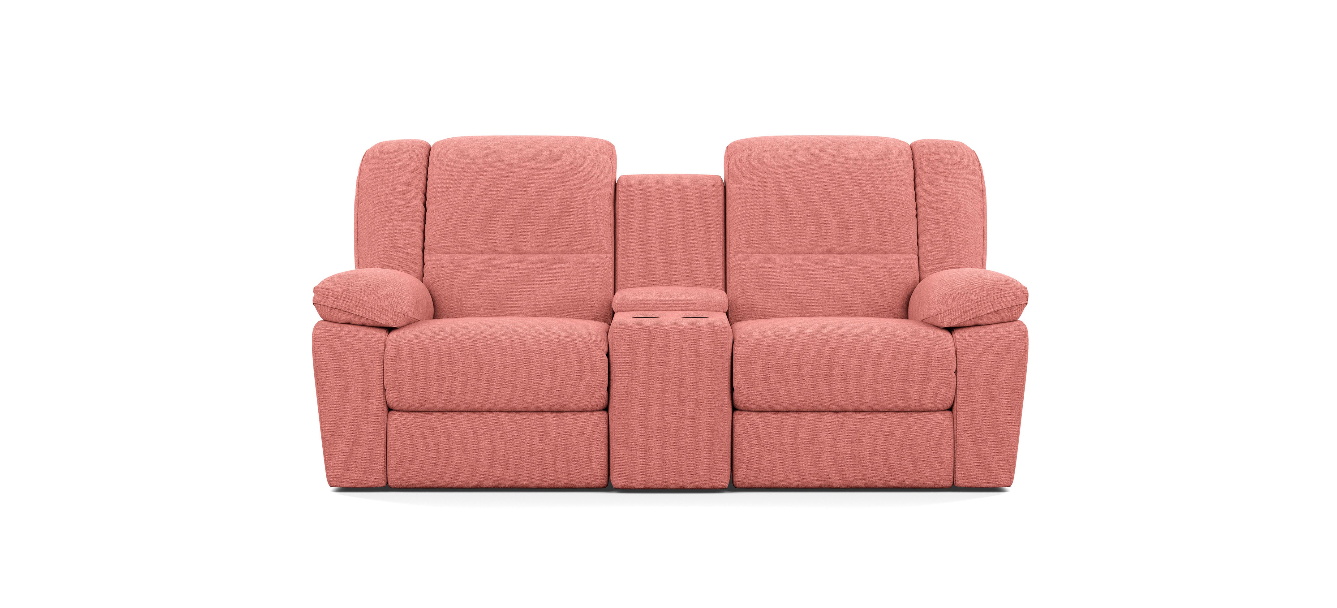 2 Seater with End Recliners and 1 Console