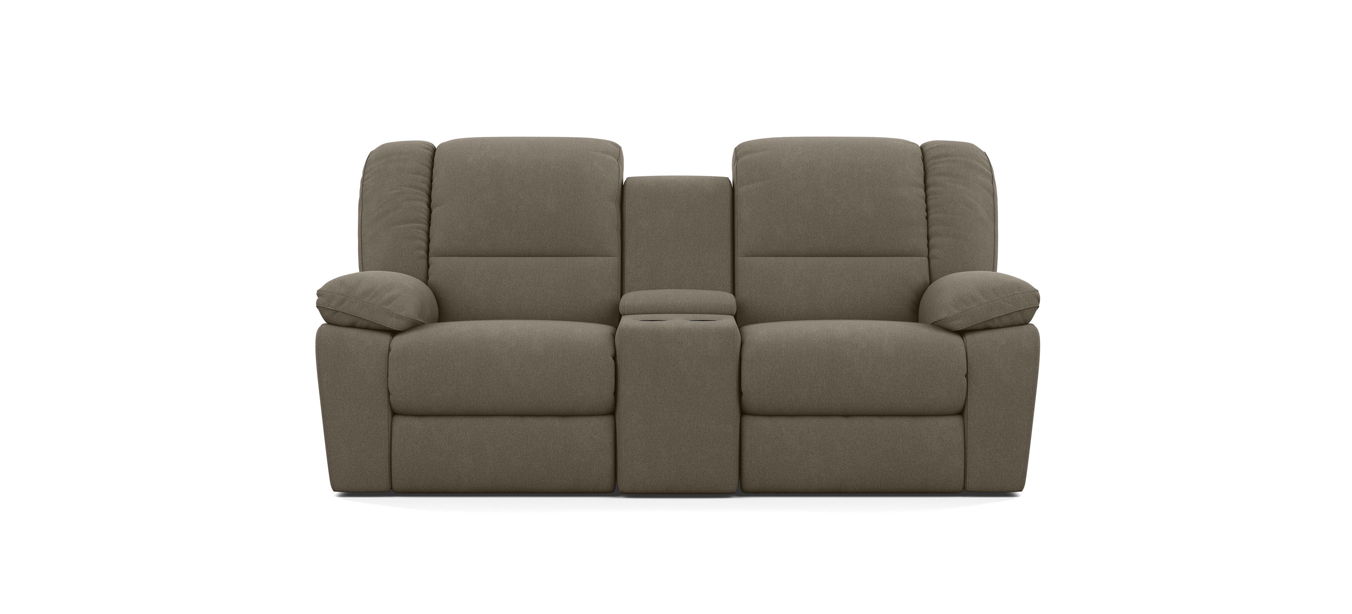 2 seater recliner with hotsell console