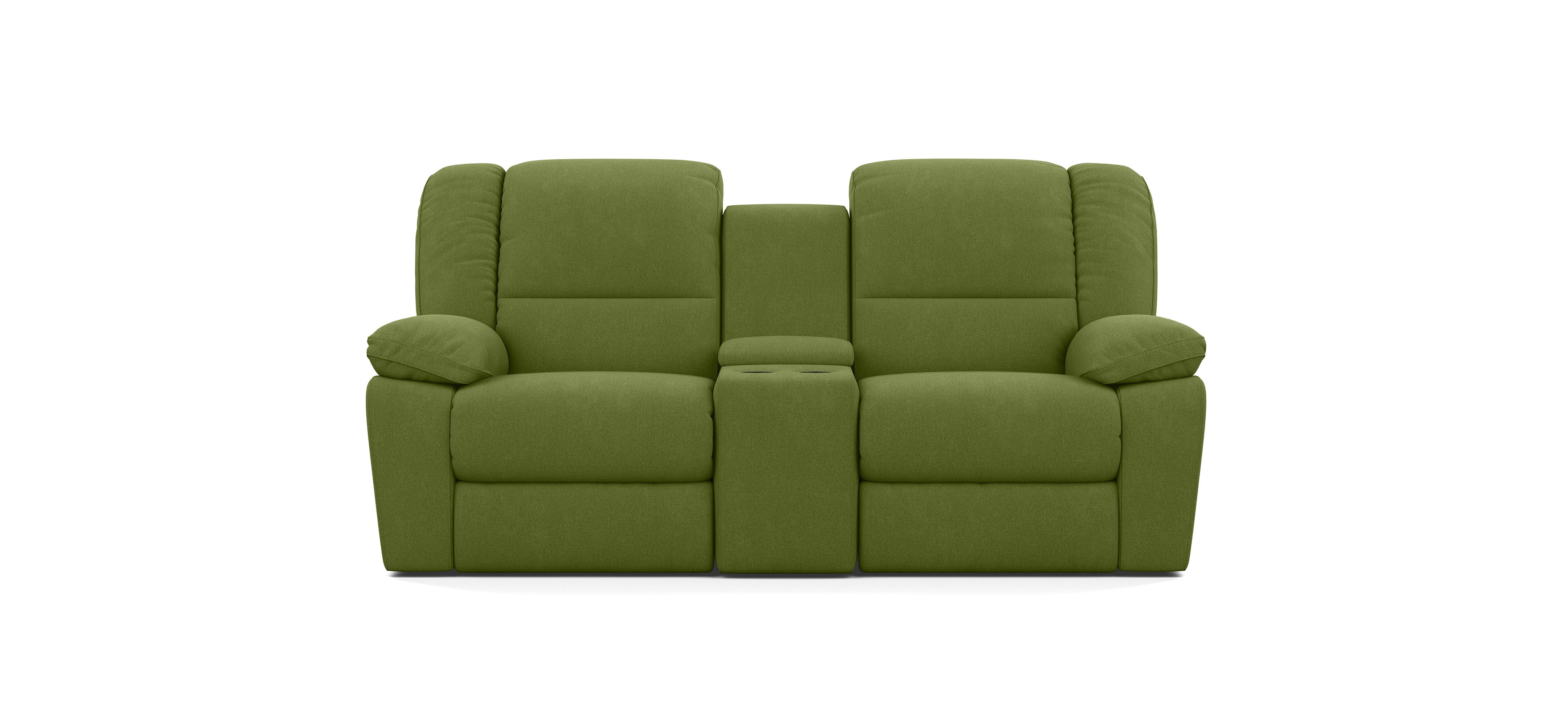 2 Seater with End Recliners and 1 Console