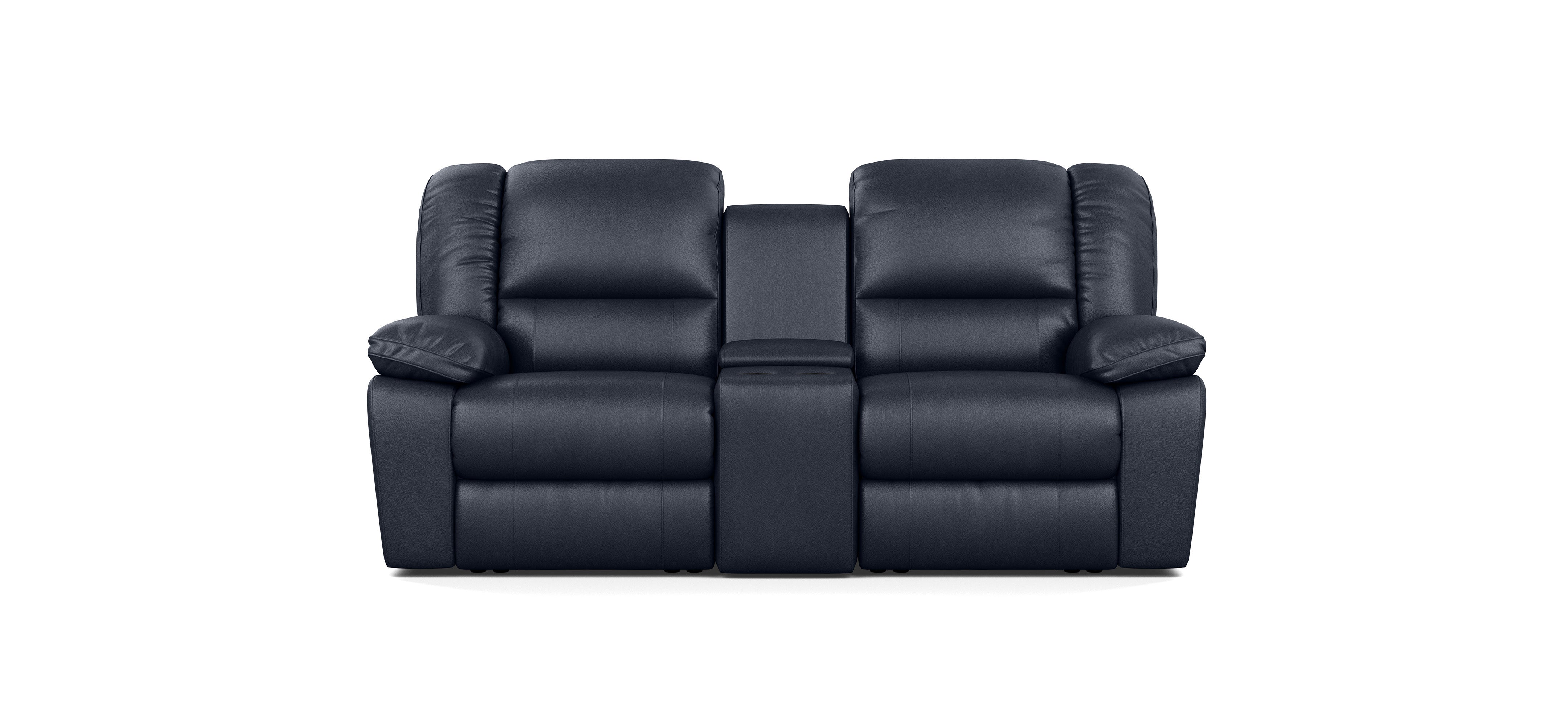 Harmony 2 Seater with End Recliners and 1 Console Lounges Plus