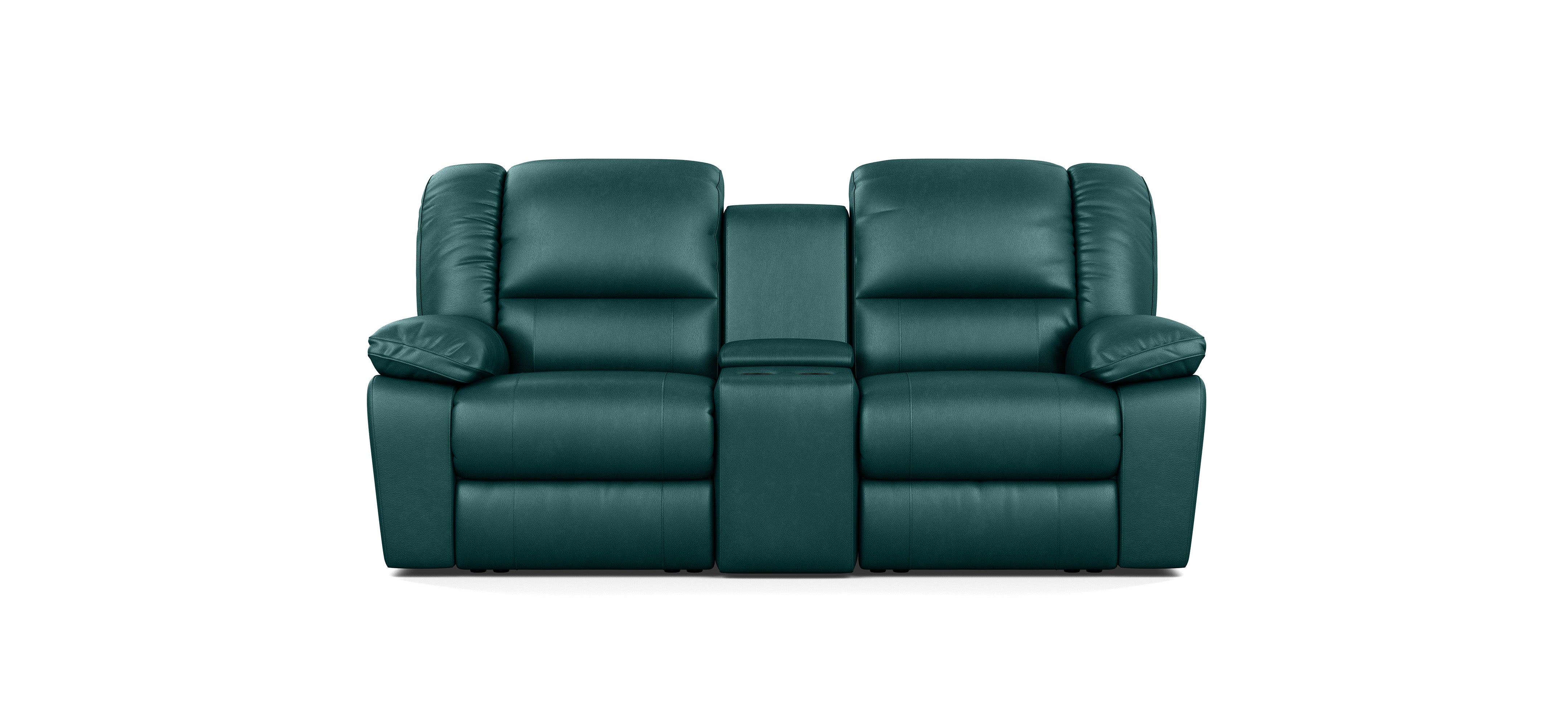 2 Seater with End Recliners and 1 Console