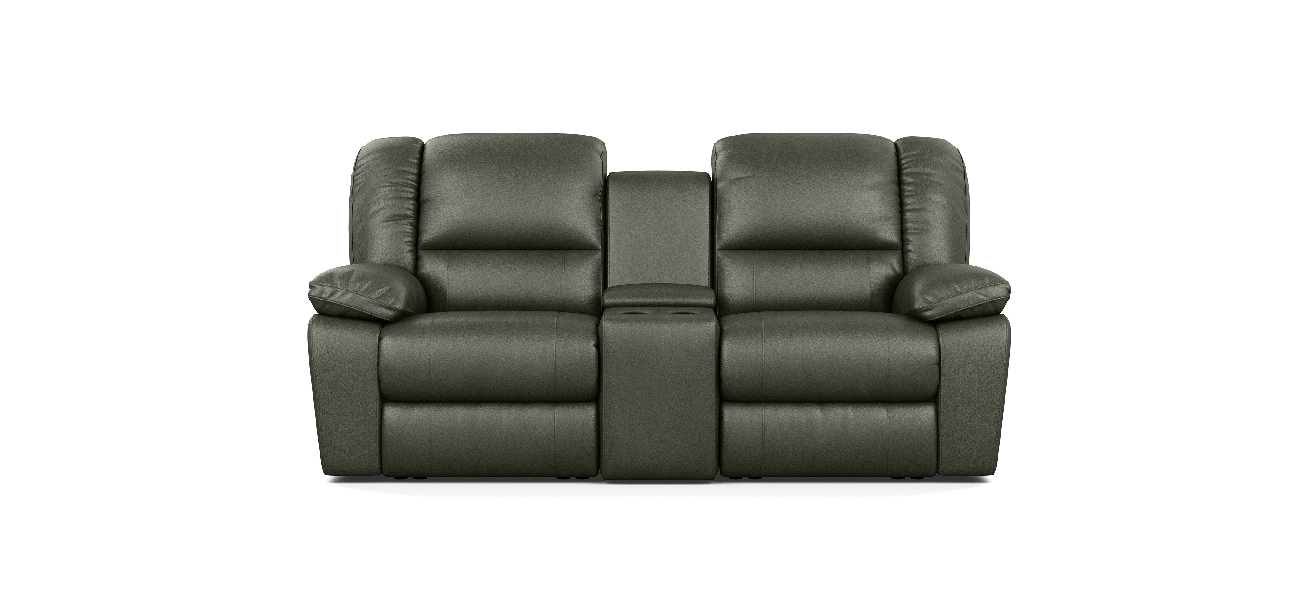 2 Seater with End Recliners and 1 Console