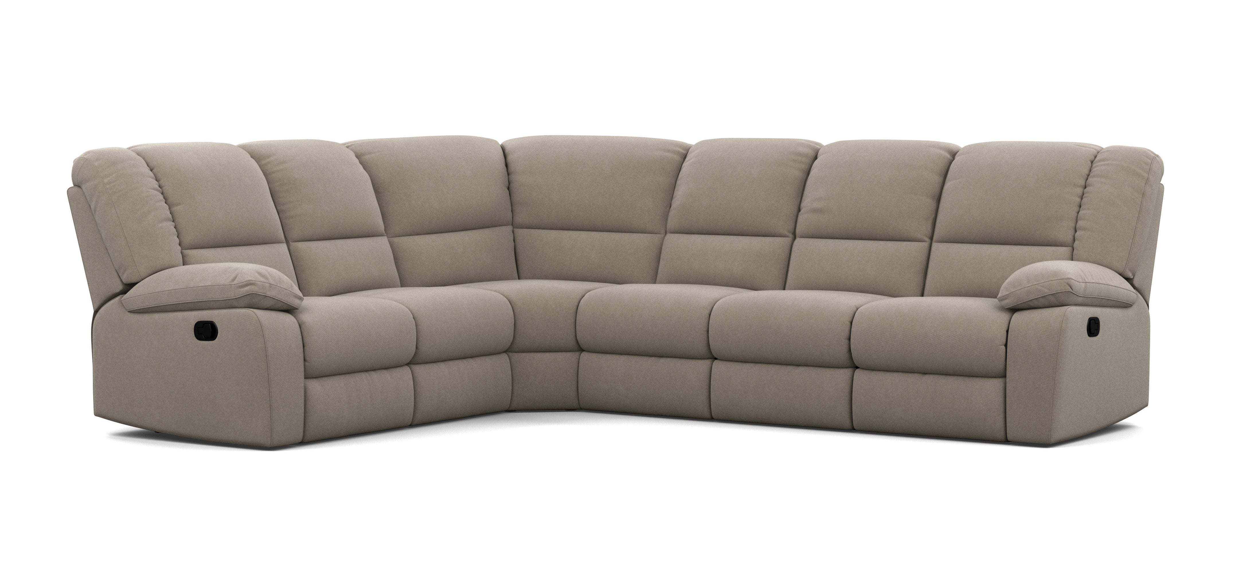 6 Seater Corner Modular with 5 Internal Recliners