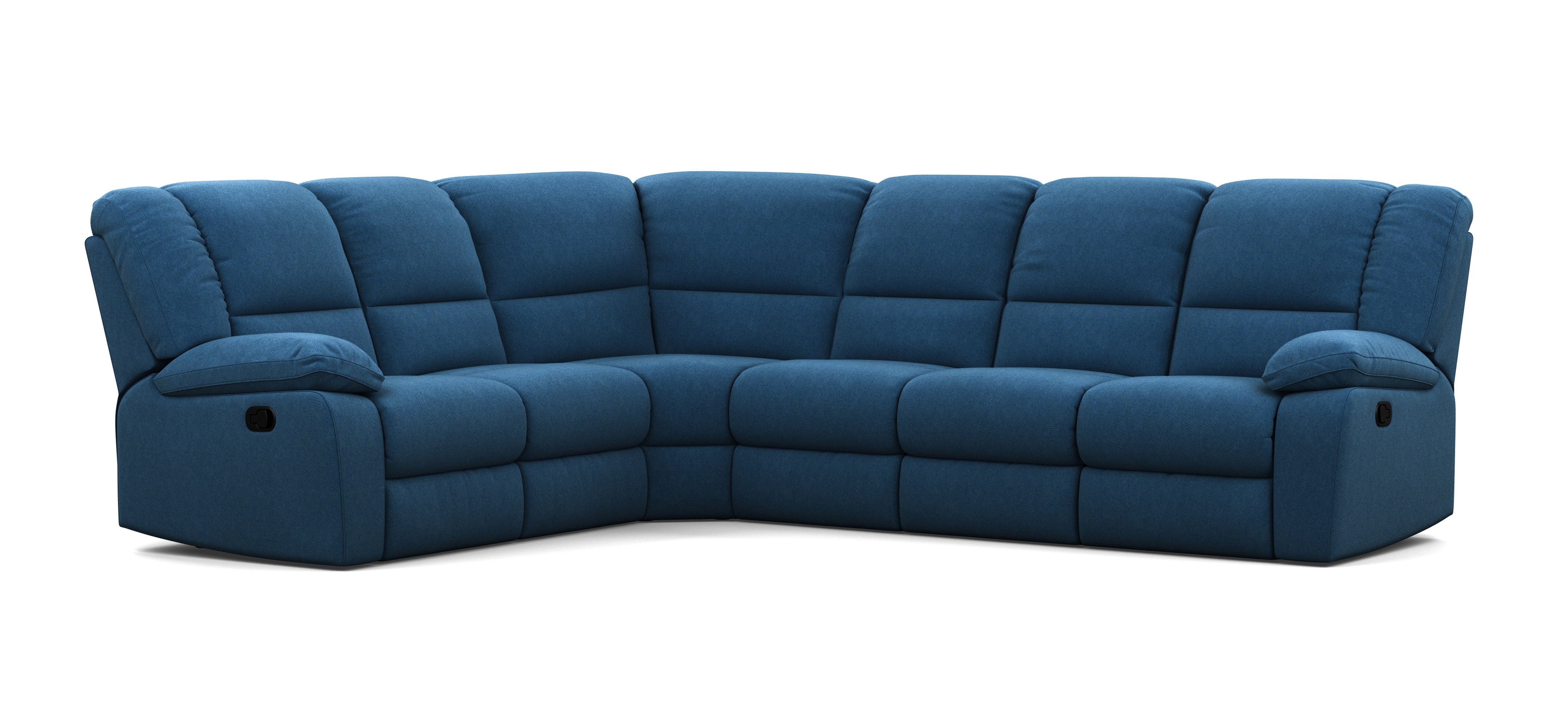 6 Seater Corner Modular with 5 Internal Recliners