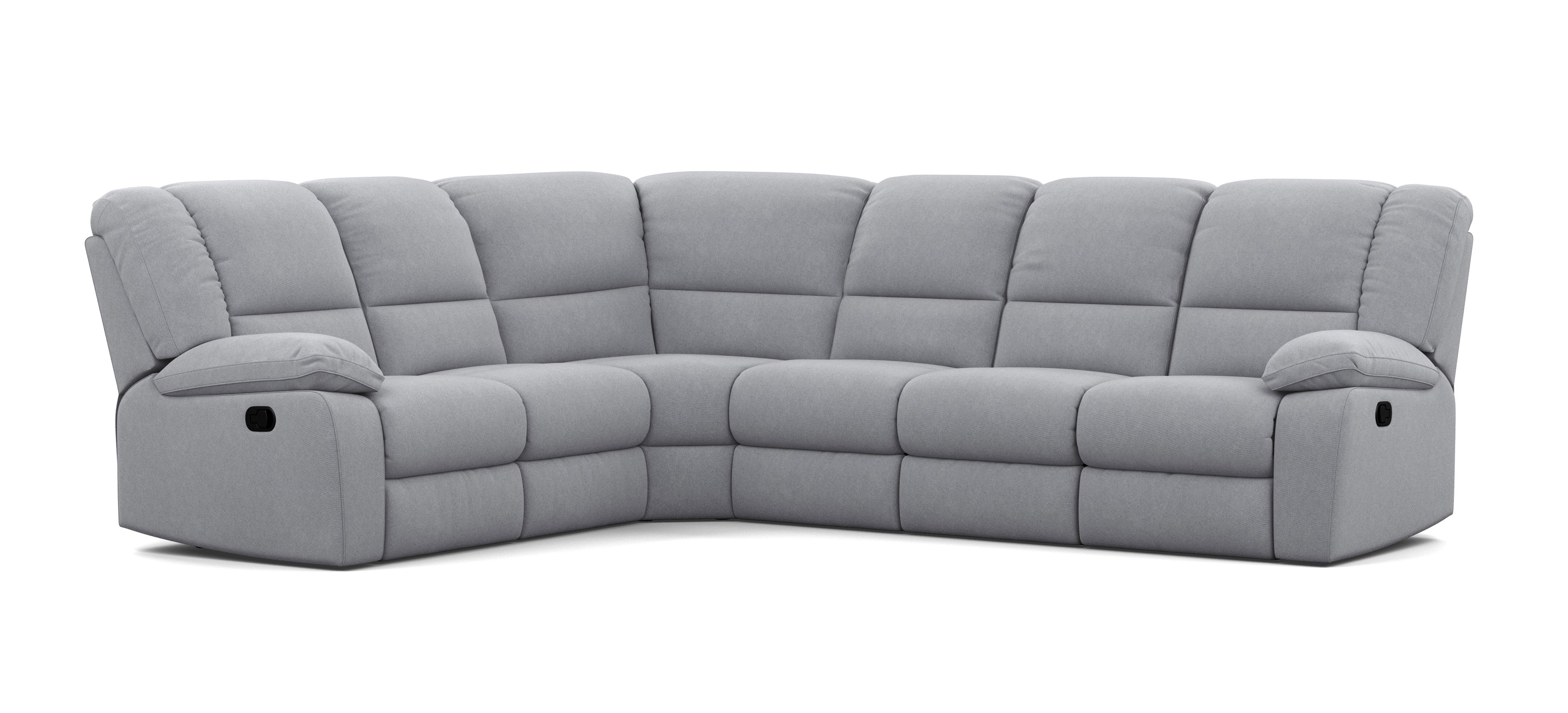 6 Seater Corner Modular with 5 Internal Recliners